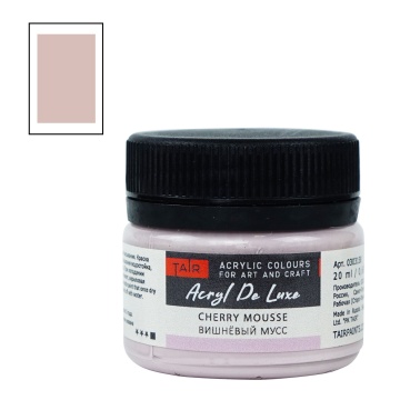 Краска акрил. "Акрил-Хобби" DeLux  20 мл, вишневый мусс