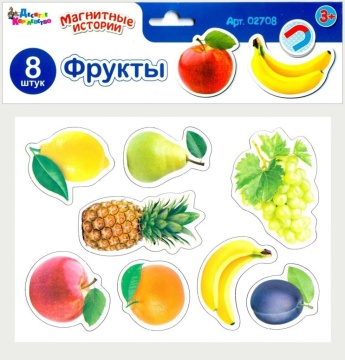 Игра магнитная "Фрукты" 3+