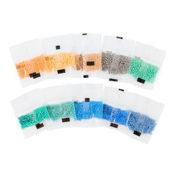 Бисер круглый "GAMMA"  2,3мм,  5гр ассорти 02 керамический, 10шт/уп