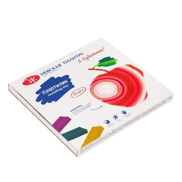 Пластилин 24цв 480гр. Я- Художник,  со стеком, карт.упак.