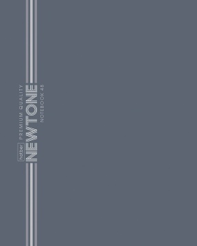 Тетрадь А5 48л кл. Hatber "NEWtone Pastel. Серый агат" софт-тач