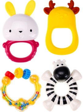 Погремушка 4шт, в пакете