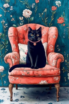 Открытка А5 "Кошка"