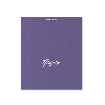 Тетрадь общая ученическая с пластиковой обложкой на скобе ErichKrause PASTEL, сиреневый, Физика, 48