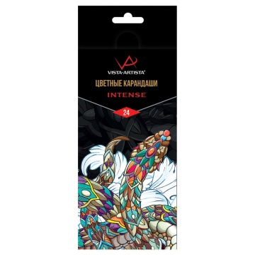 Карандаши цвет. 24цв VISTA-ARTISTA "INTENSE" дерево