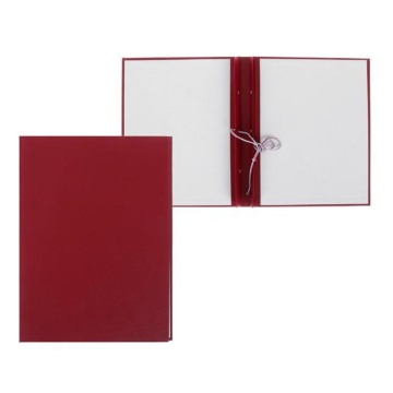 Папка д/дипломных работ А4, без бумаги, без надписи,  бордовая