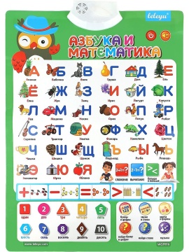 Плакат звуковой обучающий 41*58см "Азбука"