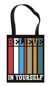 Сумка-шоппер 31*39см Пчёлка "Верь в себя"