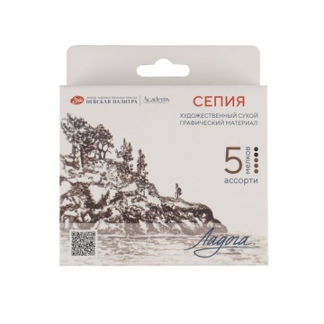 Пастель худож. 5шт. СЕПИЯ, ассорти