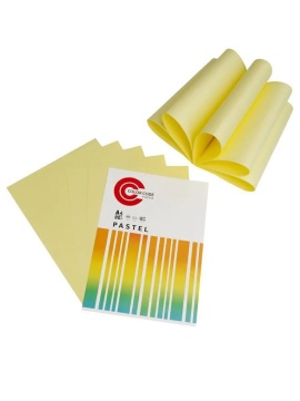 Бумага А4 цветная 50л Color Code ПАСТЕЛЬ, желтая