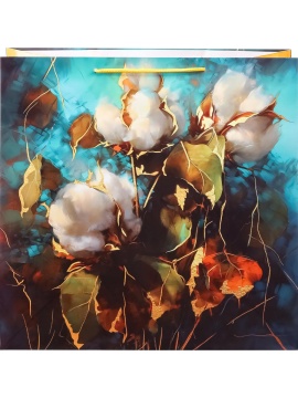 Пакет подар. бумажн. 45*45*21 см, 157гр/м2 Хлопок