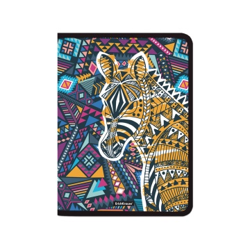 Папка для тетрадей на молнии пластиковая ErichKrause Ethno Zebra, А4+ (в пакете по 4 шт.)