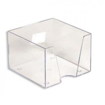 Подставка под бумажный блок (90*90*45мм) прозрачная