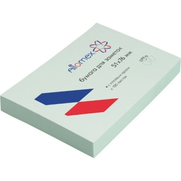 Бумага с липким краем (51*76мм)  100л, голубая