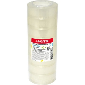 Скотч 18мм*33м, прозрачный канцелярский 35мкм