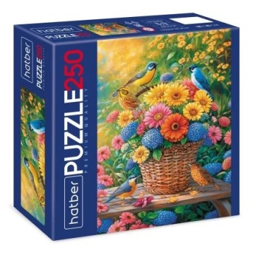 Пазлы  250 элементов  280*400мм.  "Летний букет" Premium