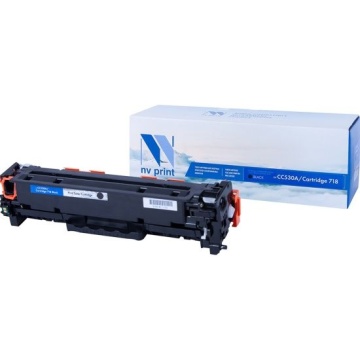 Картридж NVP совместимый NV-CC530A/NV-718 Black универсальные для HP/Canon Color LaserJet CP2024