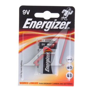 Батарейка 6LR61 (9V) ENERGIZER POWER Крона, блистер, цена за 1 шт