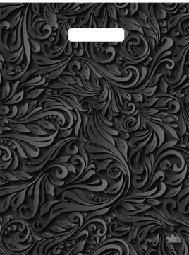 Пакет 40*31см (60мк) с вырубной укрепл. ручкой "Винтажные узоры" Ламинат