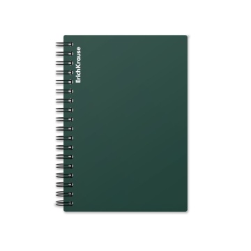 Тетрадь общая с пластиковой обложкой на спирали ErichKrause Classic, А6, 60 листов, клетка_MIX-PACK