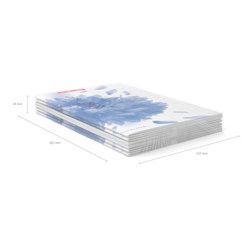 Записная книга на скобе ErichKrause Unique&Beautiful, 112х181 мм, 32 листа, в точку