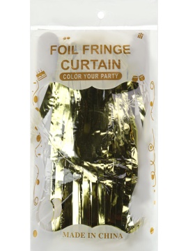 Занавес 1*2м "Вечеринка" золото