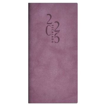 Еженедельник дат. 2026г (80*165мм) 64л., кожзам., мягк.пер. "Тиволи глосс сиреневый"