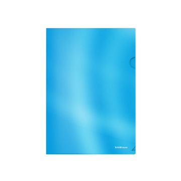 Набор из 4 папок-уголков пластиковых ErichKrause текстура Зеркало Жвачка, арома, A4, непрозрачный, а