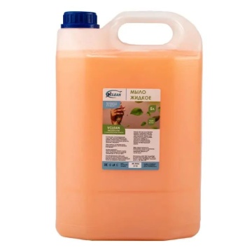 Мыло жидкое VCLEAN 5 л крем-мыло с антибактер.эффектом Чистота рук, тв. канистра