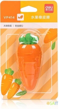 Ластик Deli. Морковка, европодвес