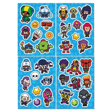 Набор наклеек А5 4л  "Brawl Stars"