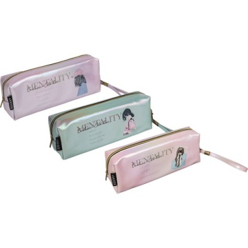 Пенал-косметичка (215*80*50) молния, кожзам "Mentality",с ручк.петлей на карабине, 75пр.