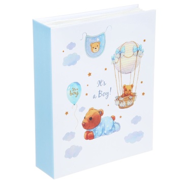 Фотоальбом 200 фото 10*15см Малыш мишутка