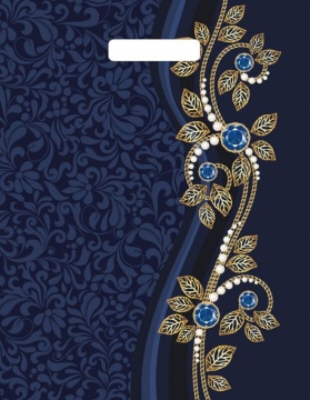 Пакет 40*31см (60мк) с вырубной укрепл. ручкой "Винтаж" Ламинат