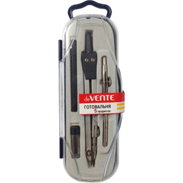 Готовальня deVENTE 5 предметов в пластиковом футляре