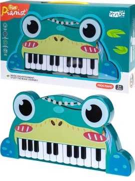 Пианино 32*47см "Лягушонок" батарейки  2*АА не в компл