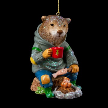 Украшение ErichKrause Decor Бобер у костра 8см
