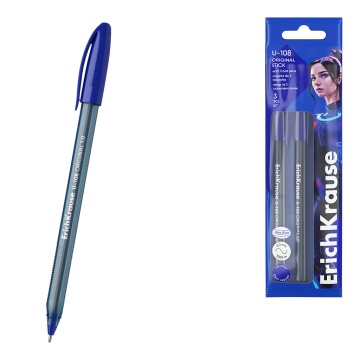 Набор из 3 ручек шариковых ErichKrause U-108 Stick Original 1.0, Ultra Glide Technology, цвет чернил