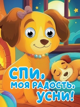 Книжка с глазками "Глазки-мини. Спи, моя радость, усни" картон, А6, 10стр.