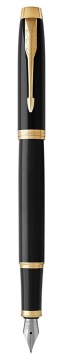 Parker IM Core Перьевая ручка  F321 Black GT F сталь нержавеющая сталь