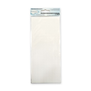 Самоклеящиеся подушечки объемные 23*10см, квадрат средний