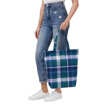 Сумка-шоппер на молнии ErichKrause 14L Forest Tartan