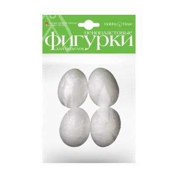 Заготовка пенопластовая Яйцо D=6см, 4 шт