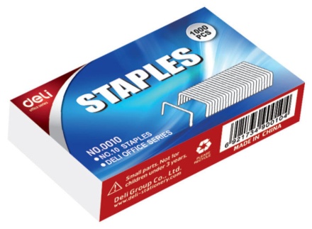 Скобы для степлера 10 оцинкованные