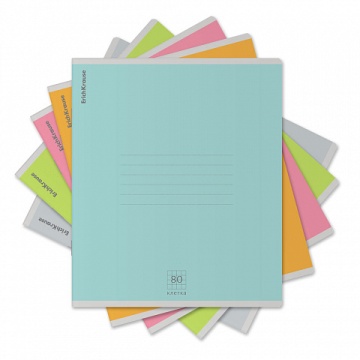 Тетрадь А5  80л кл. Erich Krause "Nature Colors", ассорти