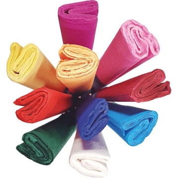 Бумага подел. 50*250 32 г/м рулон креп ассорти