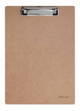 Клипборд А4 древесная плита бежевый