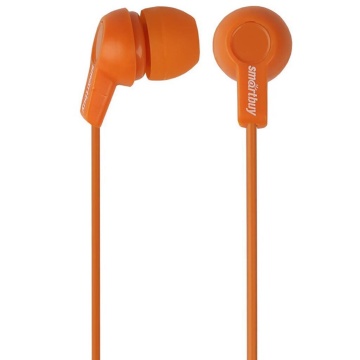 Наушники внутриканальные Smartbuy JAZZ, оранжевые, 3 пары силикон. вставок