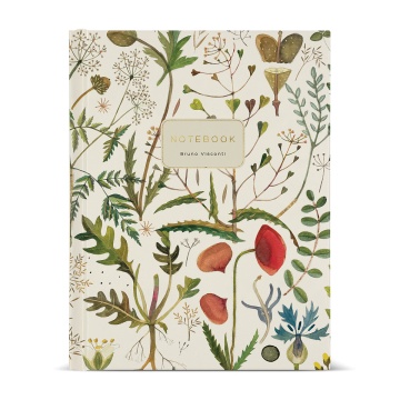 Тетрадь  А5  80л кл. на кольцах BV "Flora. Луговые травы" глянц.лам., БЕЗ ПОЛЕЙ