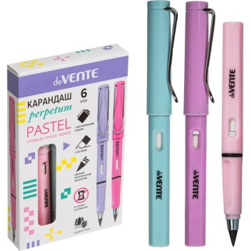 Карандаш механический deVENTE Perpetum. Pastel, "Вечный карандаш", ассорти